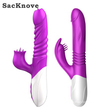 Adult Novelty Other Products Heated Stretch Up And Down Tongue Vibrator Silicone g-Spot Clitoris Stimulator Couples Sex Toys